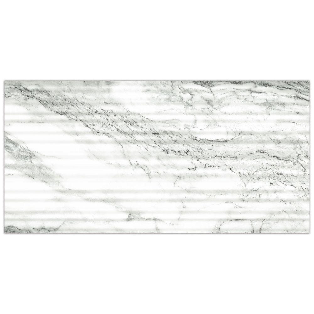 Touche Pleated Deco Zebre 11-3/4 in. x 11-3/4 in. Porcelain Floor and Wall Take Home Tile Sample price history on PriceWatchPro