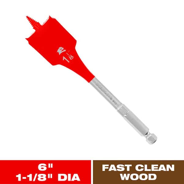 DIABLO 1-1/8 in. x 6 in. SPEEDemon High Speed Steel Spade Bit (1-Piece)
