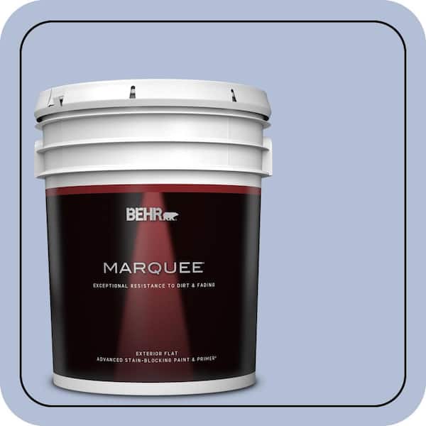 BEHR MARQUEE 5 gal. #MQ5-45 Movie Magic Flat Exterior Paint & Primer