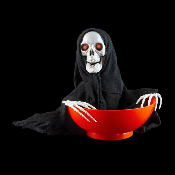 Halloween Candy Bowl Grim fashion Reaper Animated Candy Dish Halloween Decorations