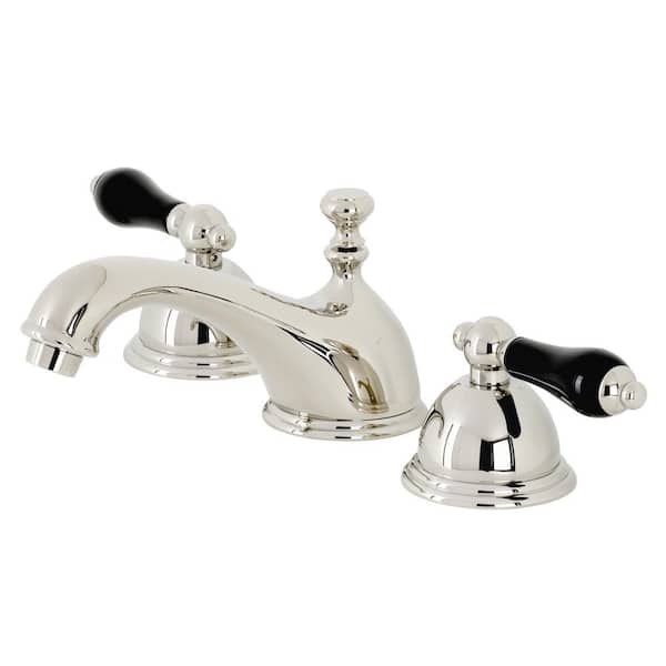 Kingston Brass Duchess 8 in. Widespread 2-Handle Bathroom Faucet in Polished Nickel