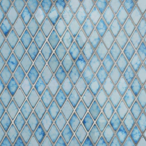 Hudson Kite Marine 10 in. x 12 in. Porcelain Floor and Wall Mosaic Tile (8.56 sq. ft. /Case)