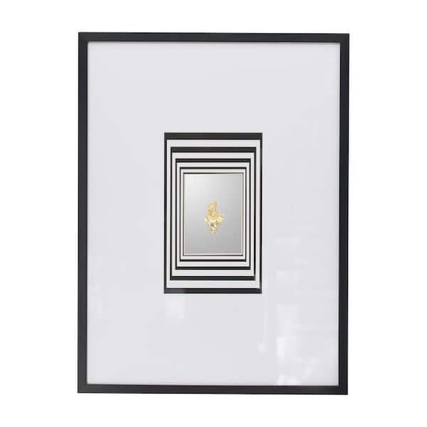 A & B Home Framed Abstract Wall Art 31.5 in. x 24 in.