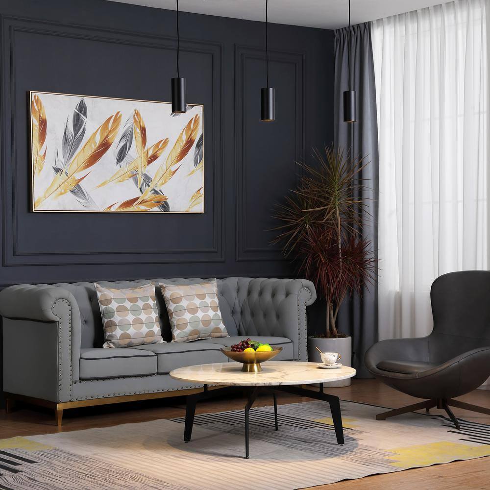Matte Black Aluminum Mini LED Cylinder Pendant Light