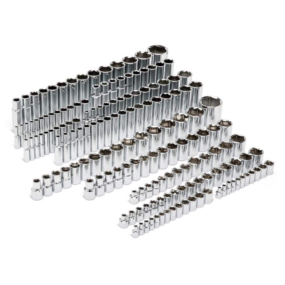GEARWRENCH 1/4 in., 3/8 in. and 1/2 in. Drive 6-Point SAE/Metric Master ...