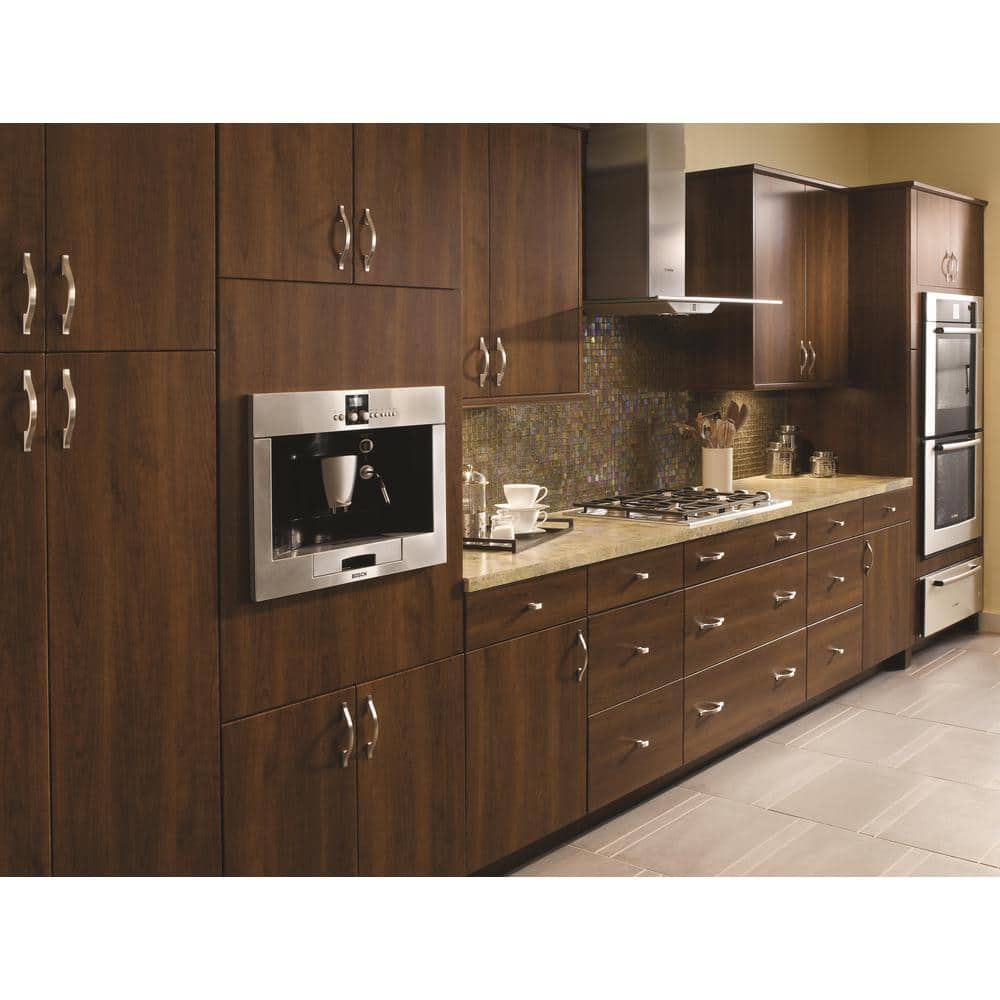 Satin Nickel Modern T-Handle Cabinet Knob with Mounting Hardware