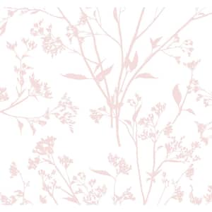 Southport Blush Delicate Branches Wallpaper Sample
