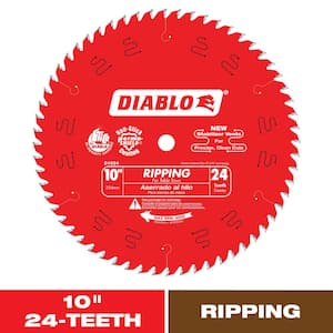 10in. x 24-Tooth Ripping Circular Saw Blade for Wood