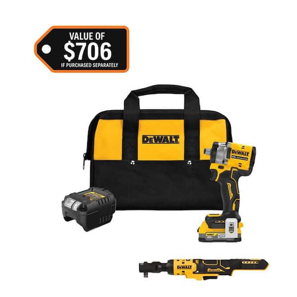 20V Lithium-Ion Cordless 2-Tool Combo Kit with 5.0 Ah Battery and Charger