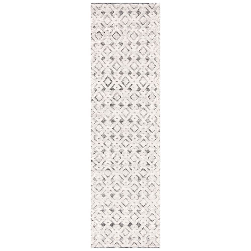 Vermont 2 ft. x 8 ft. Ivory/Black Geometric Two-Tone Runner Rug price history on PriceWatchPro