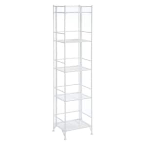 Designs2Go White 5-Tier Metal Wire Shelving Unit (13 in. W x 58 in. H x 11 in. D)