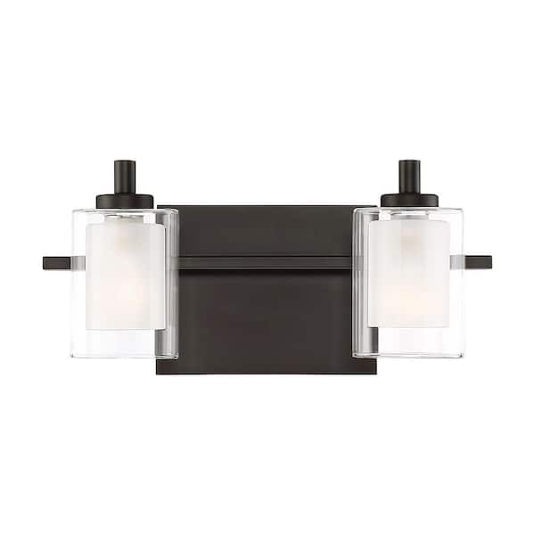 Quoizel Kolt 2-Light Western Bronze Vanity Light