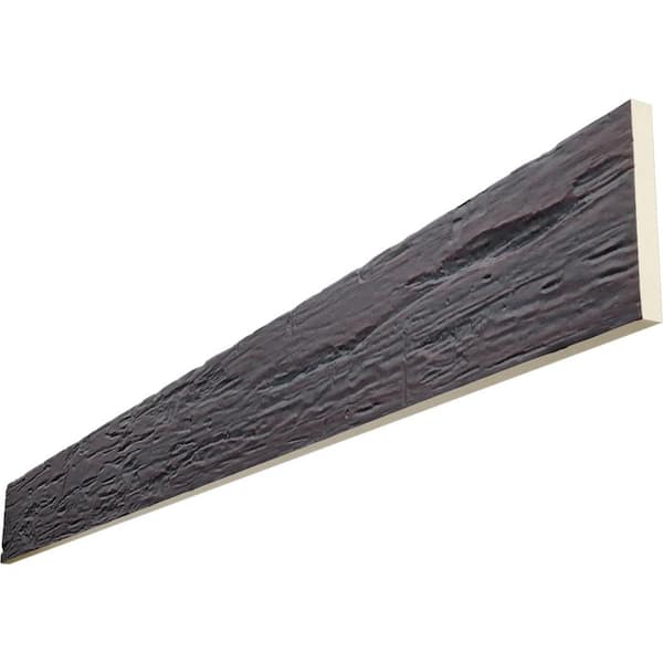 Endura thane 1 in. H x 8 in. W x 8 ft. L Hand Hewn Sangria Faux Wood Beam Plank