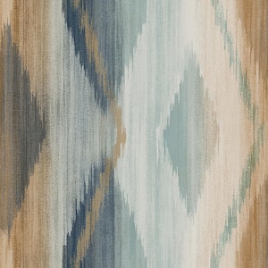 NEXT Abstract Ikat Orange Removable Non-Woven Paste the Wall Wallpaper