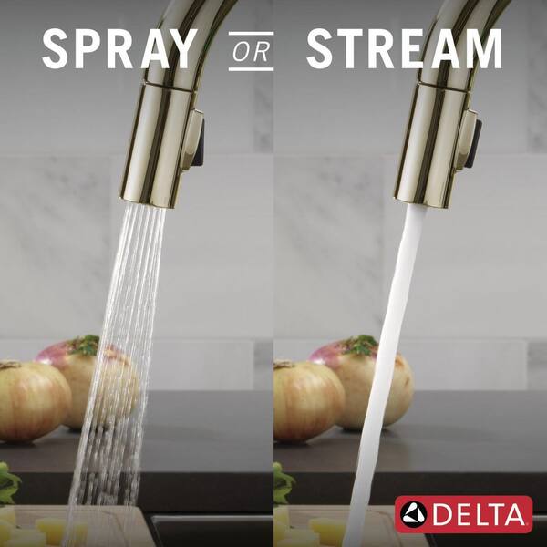 Delta Trinsic VoiceIQ Touch2O Touchless Polished Nickel 16.19 in