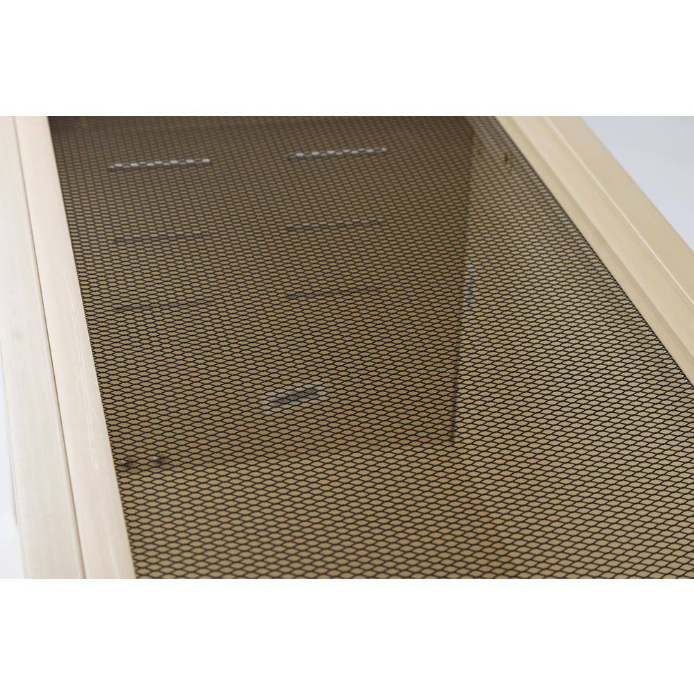 New Age Pet® ECOFLEX® 24 in. Mojave Reptile Terrarium Lounge - Durable Composite Habitat with Ventilated Side Panels, Removable Sliding Glass Doors and Mesh Screen Top for UV/Heat Lamp Setup
