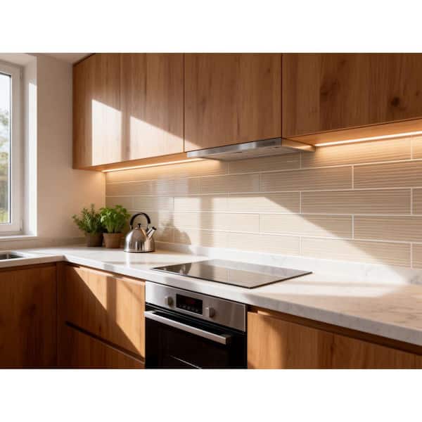 ABOLOS Italian Cream 4 in. x 16 in. x 6 mm Textured Large Format