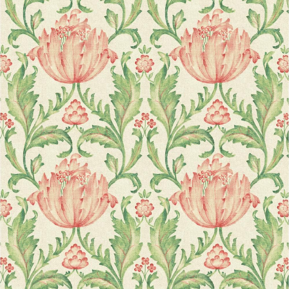 Spring Floral Self-Adhesive Vinyl Wallpaper, 20.5" x 216"