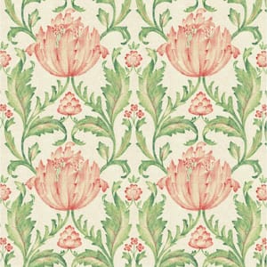 A-Street Prints Dard Green Tulip Ogee Wallpaper 2970-26146 - The Home Depot