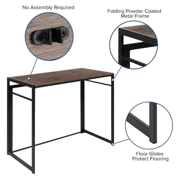 39.5 in. Rustic Computer Desk