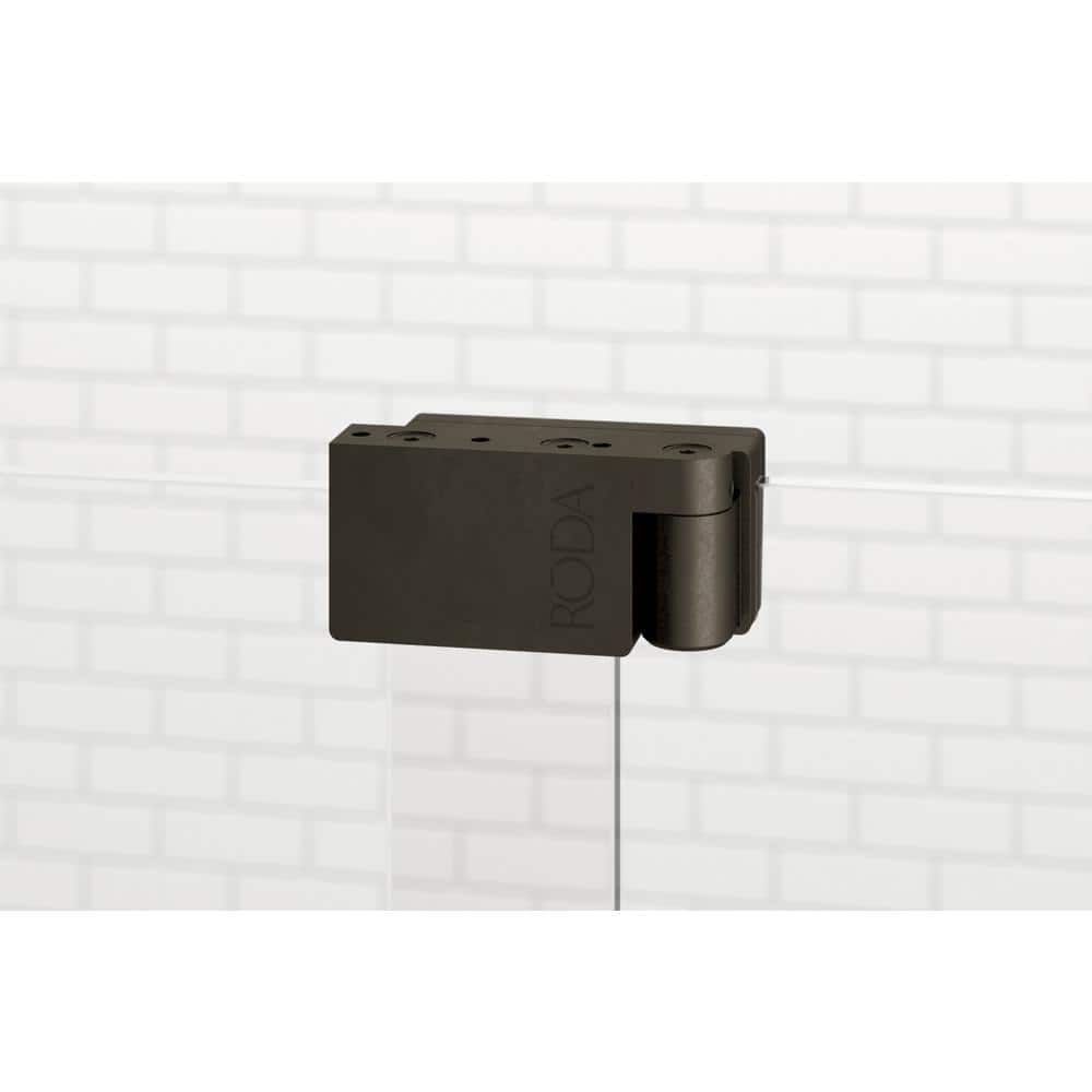 Cantour 54" Oil Rubbed Bronze Frameless Pivot Shower Door