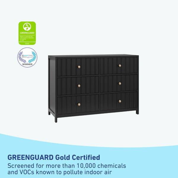 greenguard gold certified dresser Dressers Plank+Beam this sturdy dresser provides a range of practical storage possibilities to suit all your needs Review Delta Children Perry 6