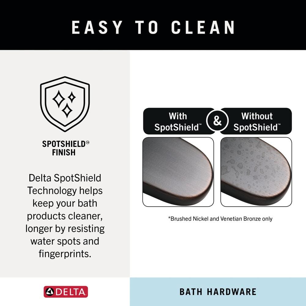 Oil Rubbed Bronze Metal 3-Piece Bath Hardware Set