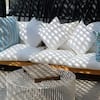 20 in. x 20 in. Outdoor Pillow Insert, Waterproof Bolster Insert, Outdoor  Sofa Square Pillow Shape (Set of 4)，Waterproof B09JBYMVFN - The Home Depot