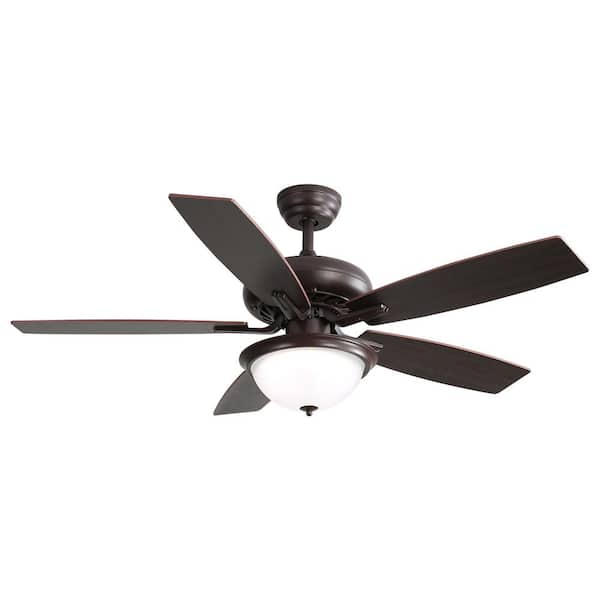 Unbranded 52 in. Indoor Coffee Ceiling Fans with Lights and Remote Control 5 Plywood Blades LED Ceiling Fan with 3 Speed Wind