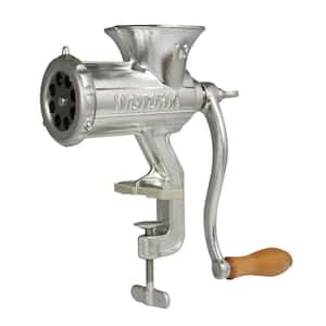 Meat Grinder with Table Clamp, Tinned Cast Iron