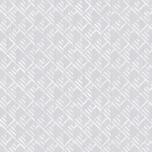 TexStyle Collection Silver/Grey Geometric Block Flock Stripe Metallic Finish Non-Pasted Non-Woven Paper Wallpaper Roll