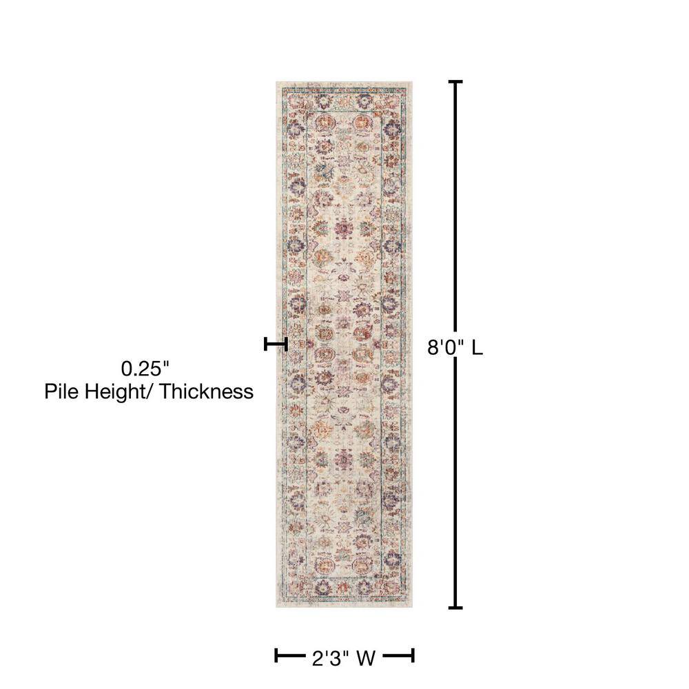 Elegance Blue Floral Hand-Knotted Viscose Area Rug