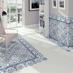 Hidraulico Ducados 9-3/4 in. x 9-3/4 in. Porcelain Floor and Wall Tile (10.88 sq. ft./Case)
