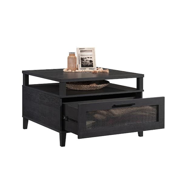 Sauder Cottage Road Storage Coffee Table - Raven Oak