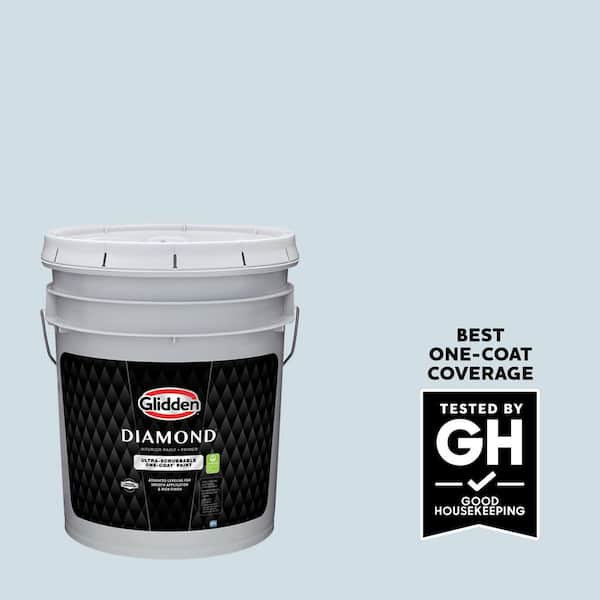 Glidden Diamond 5 gal. PPG1152-2 Breakwater Semi-Gloss Interior Paint with Primer