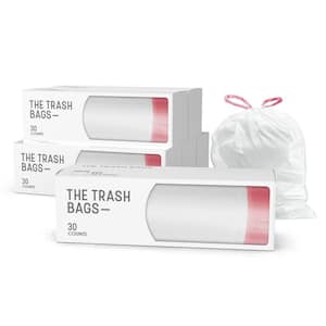 10.6 Gal. Kitchen Trash Bags with Drawstring (180-Count)