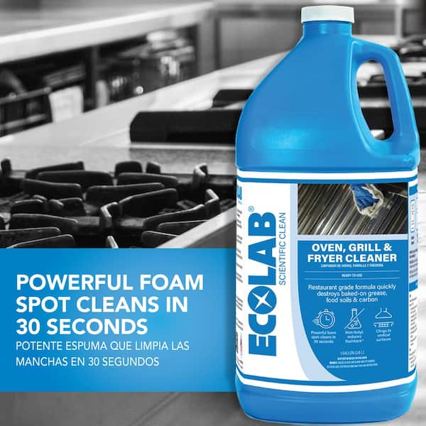ECOLAB 1 Gal. Oven, Grill and Fryer Cleaner 7700430 - The Home Depot