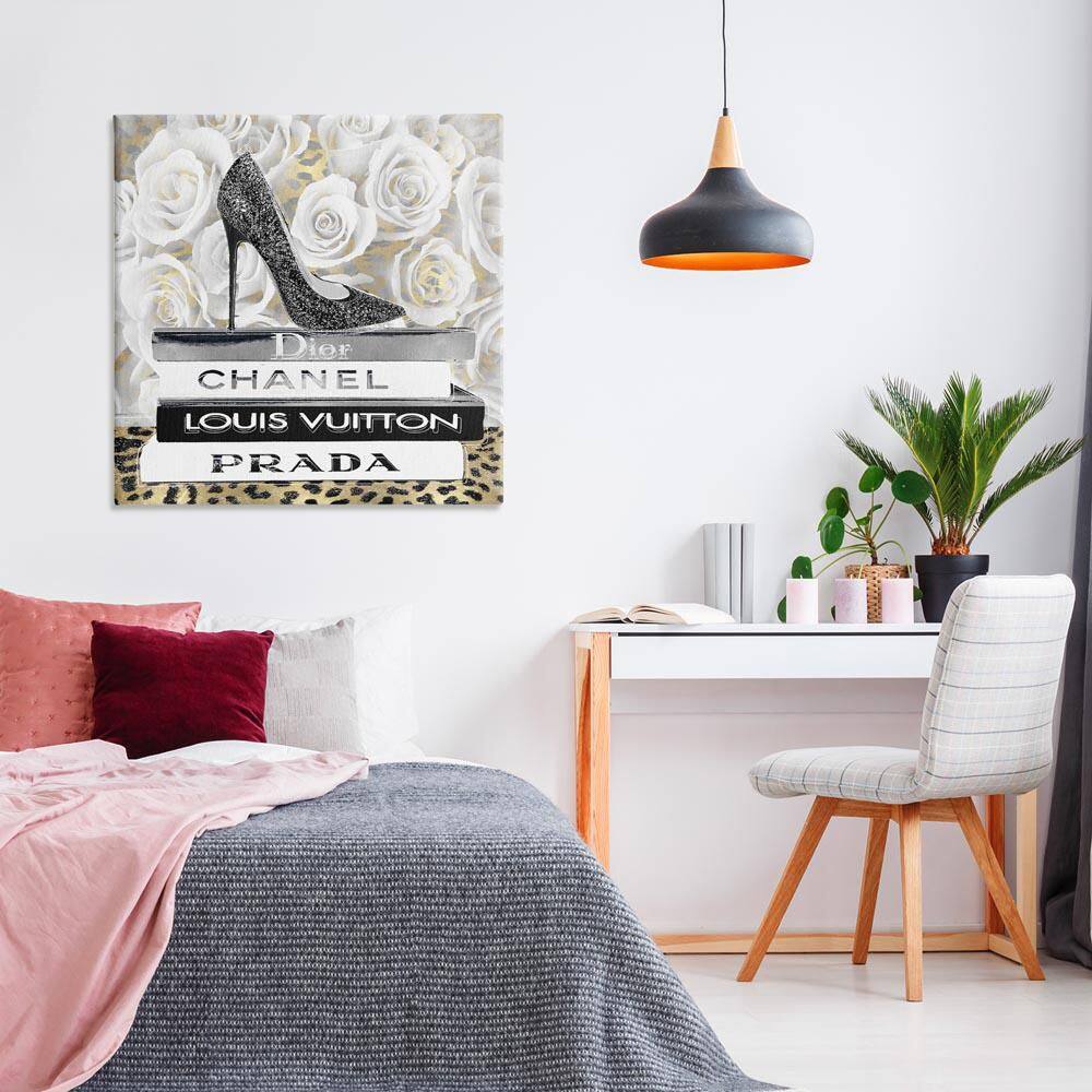Glam Heel on Roses by Madeline Blake Unframed Abstract Graphic Art Print 36 in. x 36 in. price history on PriceWatchPro