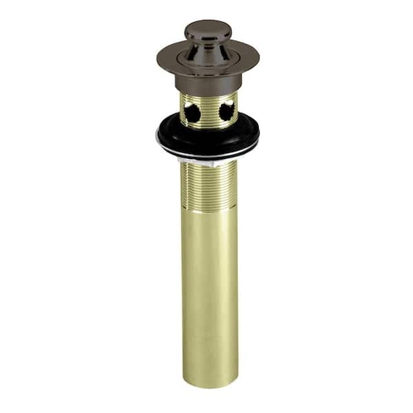 Westbrass Lift and Turn Lavatory Drain with Overflow Holes Not Exposed Oil Rubbed Bronze