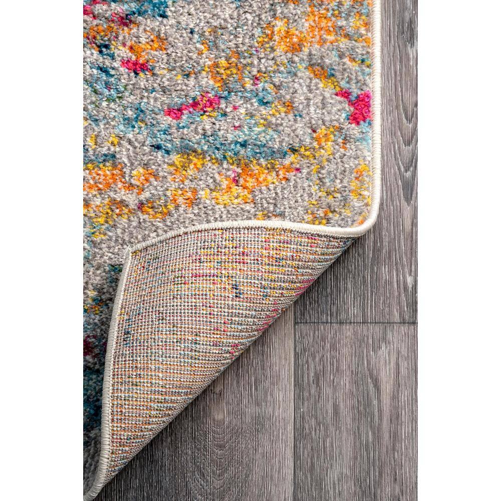Monet Multicolor Abstract Synthetic 3' x 5' Area Rug