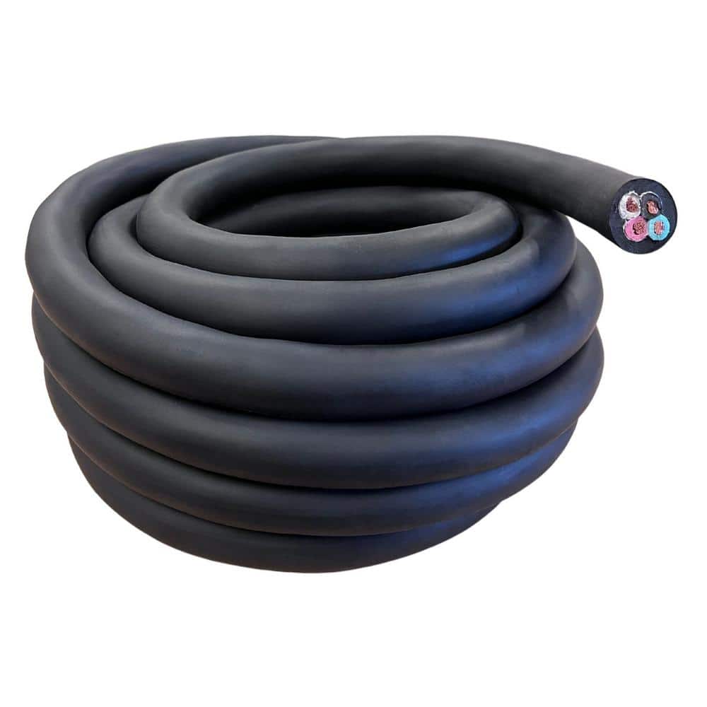 25 ft. 10-Gauge 4 Conductor 600-Volt Black SOOW Cable Cord price history on PriceWatchPro