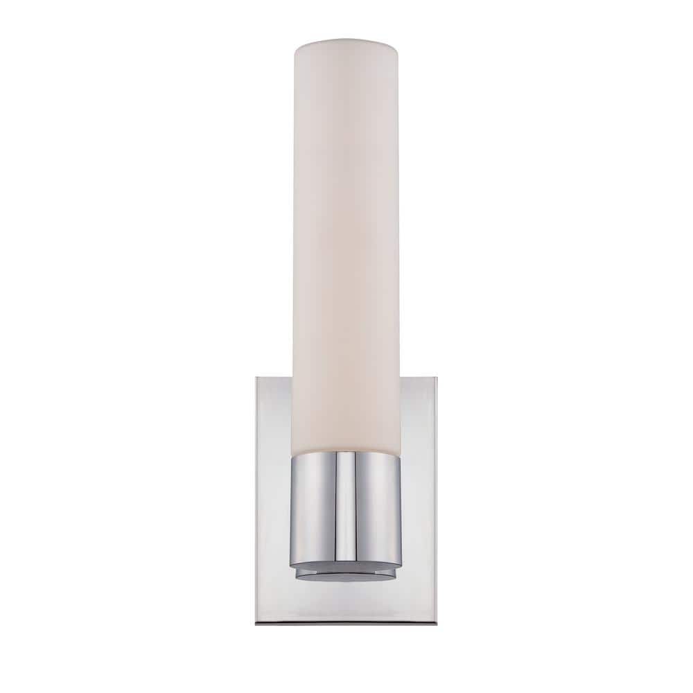Elementum 13" Chrome LED Wall Sconce for Outdoor Use