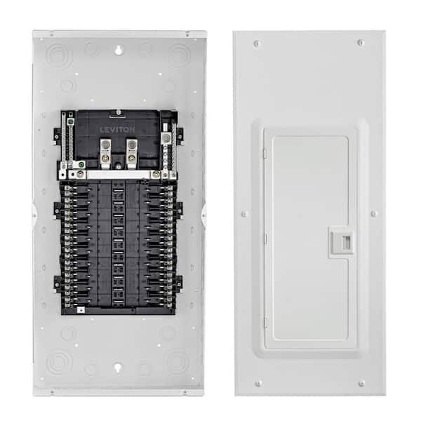 Leviton 125 Amp 20-Space, 20-Circuit Indoor Load Center with Main Lugs, Door Included LP222-LDR
