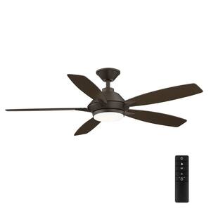 Wilmington 52 in. LED Espresso Bronze Ceiling Fan with Light
