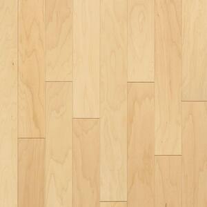 Natural Maple 3/8 in. T x 5 in. W x Random Length Click Lock Engineered Hardwood Flooring (22 sq. ft/case)