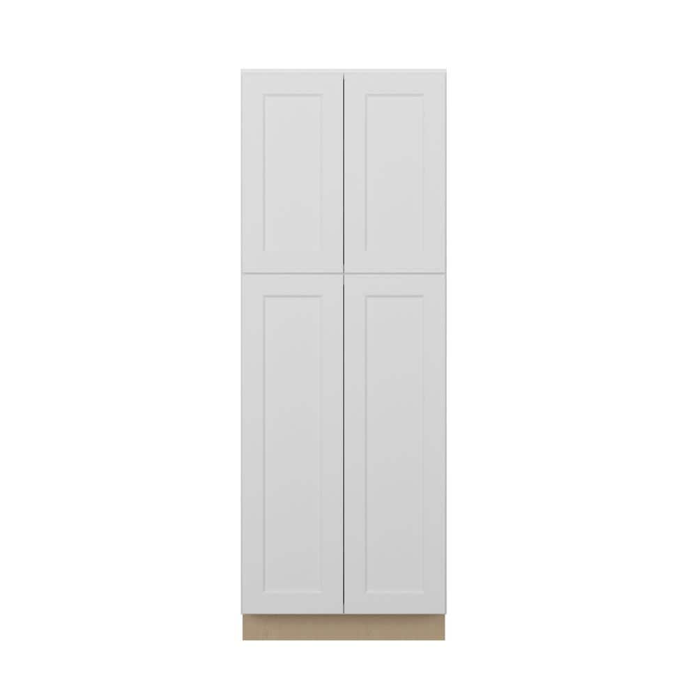 Norfolk Shaker 30 in. W x 84 in. H x 24 in. D in Painted White Plywood Assembled Pantry Cabinet price history on PriceWatchPro