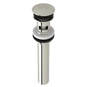 Touch Seal Dome Drain Assembly Slotted with Overflow Holes, Polished Nickel