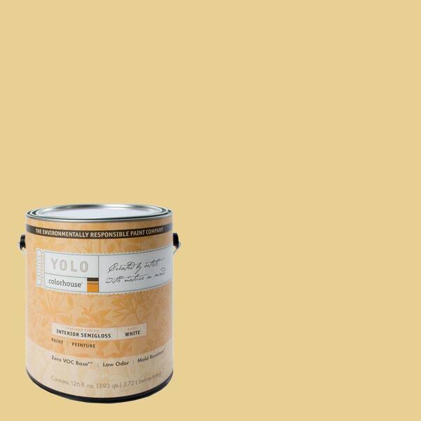 YOLO Colorhouse 1-gal. Beeswax .02 Semi-Gloss Interior Paint-DISCONTINUED