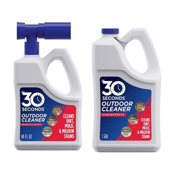 1 Gal. Outdoor Cleaner Concentrate and 64 oz. Ready-To-Spray and Walk Away Cleaner Bundle