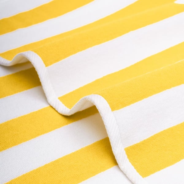 100% Linen Beach Towels, Heavy Weight - Yellow (from Good Linens